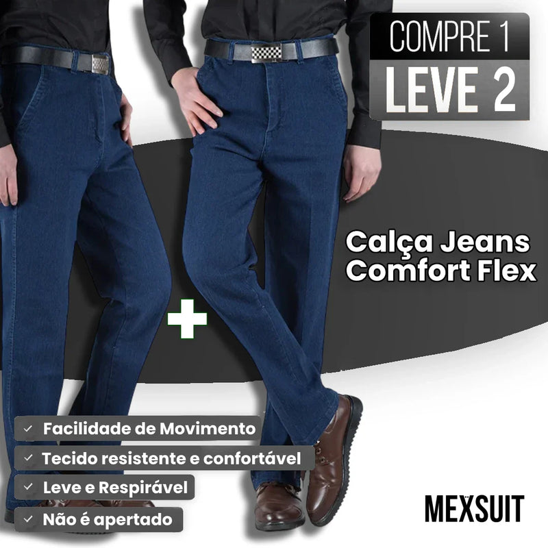 [COMPRE 1 LEVE 2] Calça Jeans Comfort Flex (Impermeável e Anti-Odor)