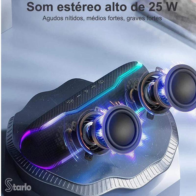 Caixa de Som WiseTiger Turbo + Brinde Exclusivo - Ultimas Unidades