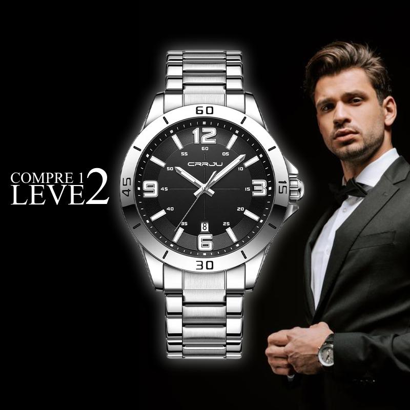 [COMPRE 1 LEVE 2] Relógio Masculino Luxury Fusion Minimalista + BRINDE Exclusivo