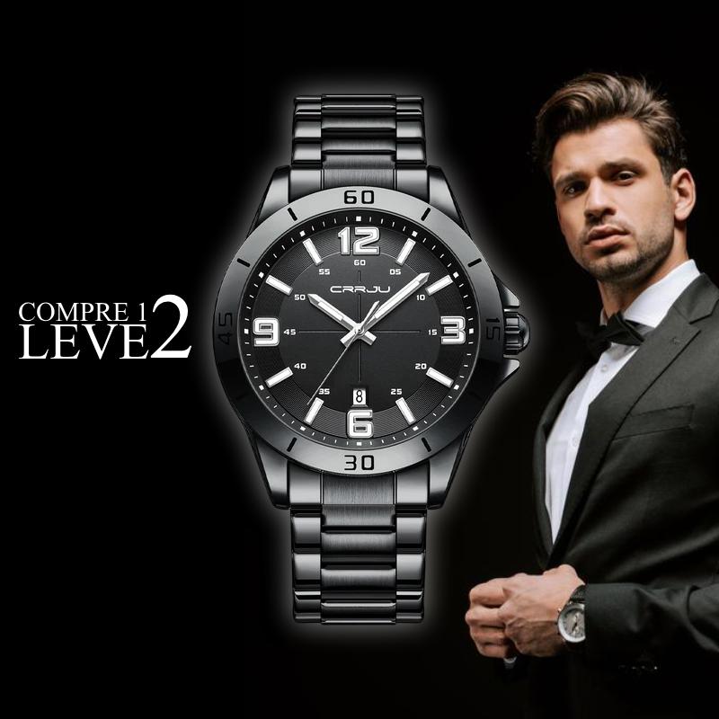 [COMPRE 1 LEVE 2] Relógio Masculino Luxury Fusion Minimalista + BRINDE Exclusivo