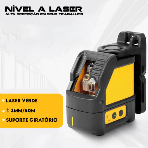 Nivelador a Laser Automático Profissional 2 Linhas