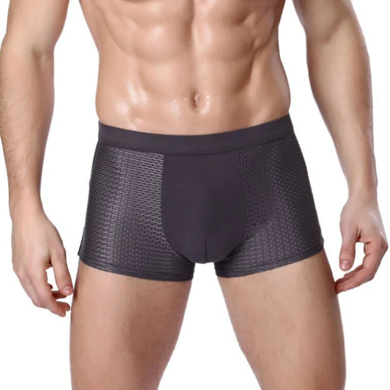 [COMPRE 4 LEVE 8] Kit Cuecas Boxer Premium SkyPants + 3 BRINDES: Cinto, Relógio e Carteira