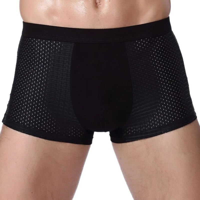 [COMPRE 4 LEVE 8] Kit Cuecas Boxer Premium SkyPants + 3 BRINDES: Cinto, Relógio e Carteira